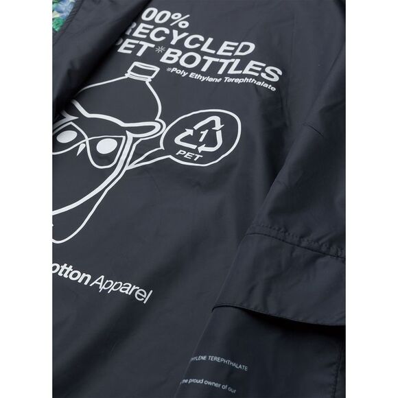 Knowledge Cotton Apparel Mens Print Pilot Bomber Jacket X-Large Total Eclipse - Picture 6 of 6